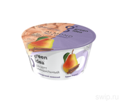 Десерт миндальный с йогуртовой закваской Груша - Корица 140г Green Idea